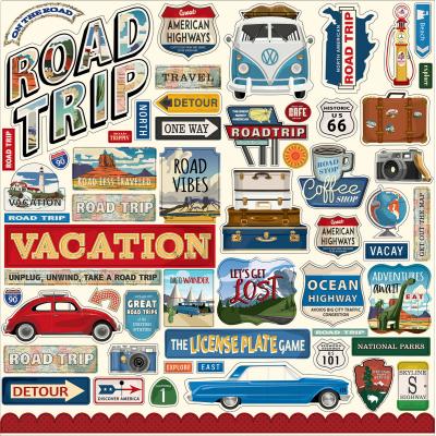 Carta Bella Road Trip Sticker - Element Sticker